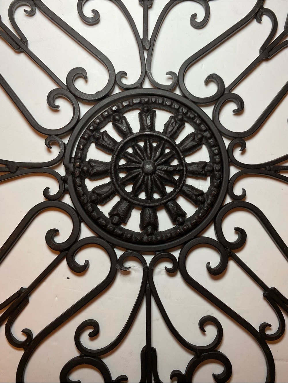 Traditional Iron Scroll Wall Decor- Elegant Scroll Design - Picture 5 of 9